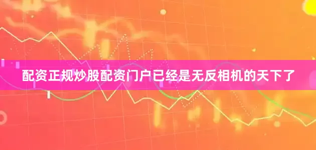 配资正规炒股配资门户已经是无反相机的天下了